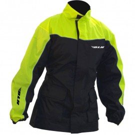 VESTE PLUIE NOIR FLUO BLH 