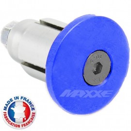 Embout de guidon One Soft aluminium moleté pour moto / Ø12 ou 18mm