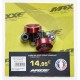 EMBOUT DE GUIDON ALU 003 MAXXE ROUGE MADE IN FRANC