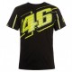 T SHIRT BLACK VR 46 