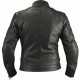 BLOUSON CUIR LADY BE ROAD MARRON 